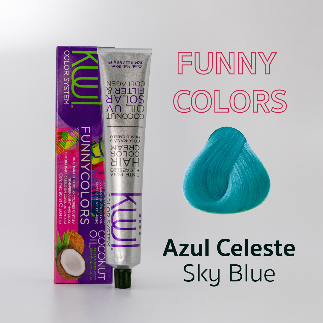 Sky Blue - Azul Celeste - Funny Colors - Kuul Color system